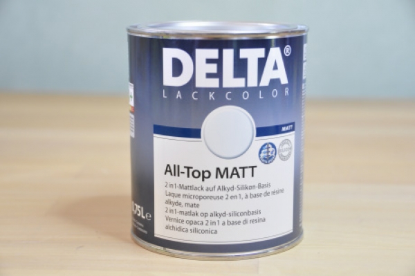 Delta All-Top Matt 750 ml Weiß